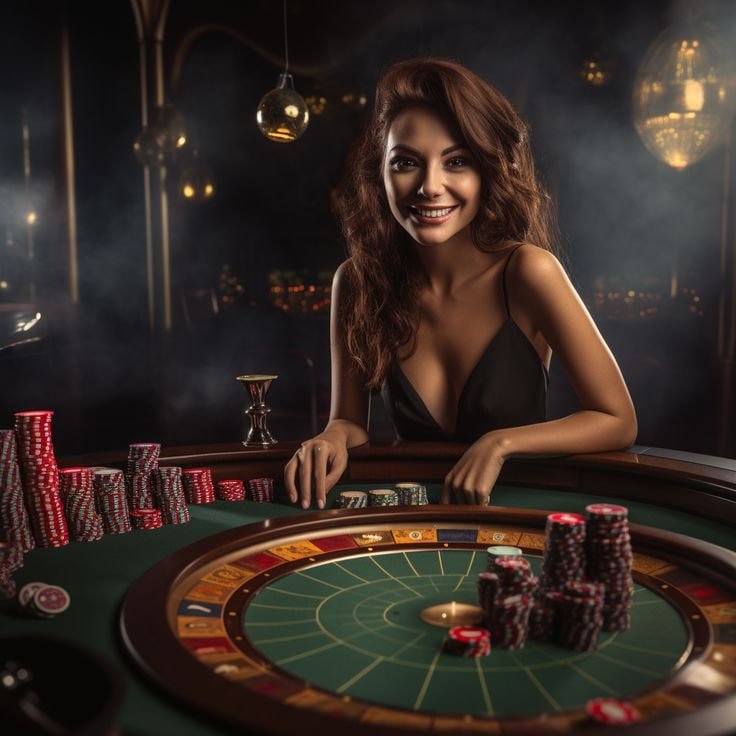 Studio live dealer Pretty Gaming dengan kamera multi-sudut dan pencahayaan profesional